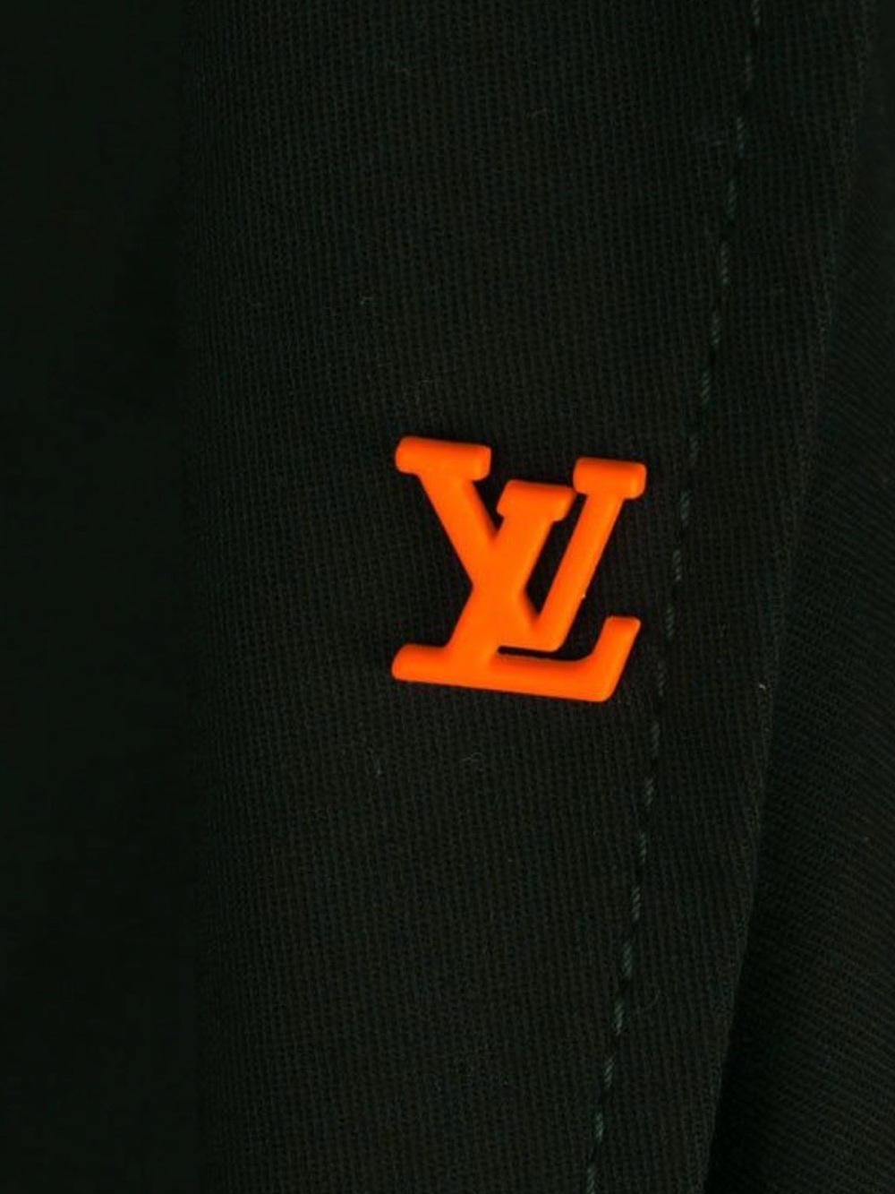 Louis Vuitton Virgil Abloh LV Initial pin brooch